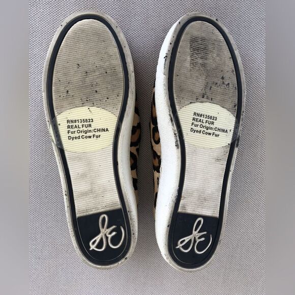 Sam Edelman Leopard Print Loafers - Picture 2 of 6